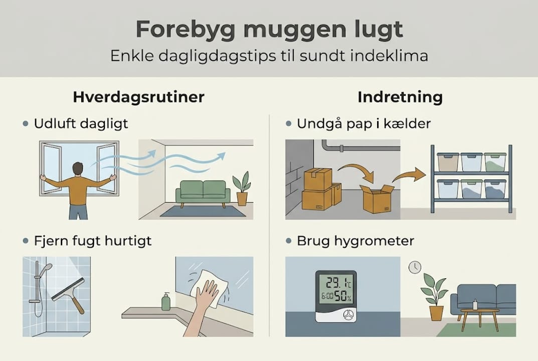 Grafik: Sådan undgår du dårlig lugt og mug i hjemmet