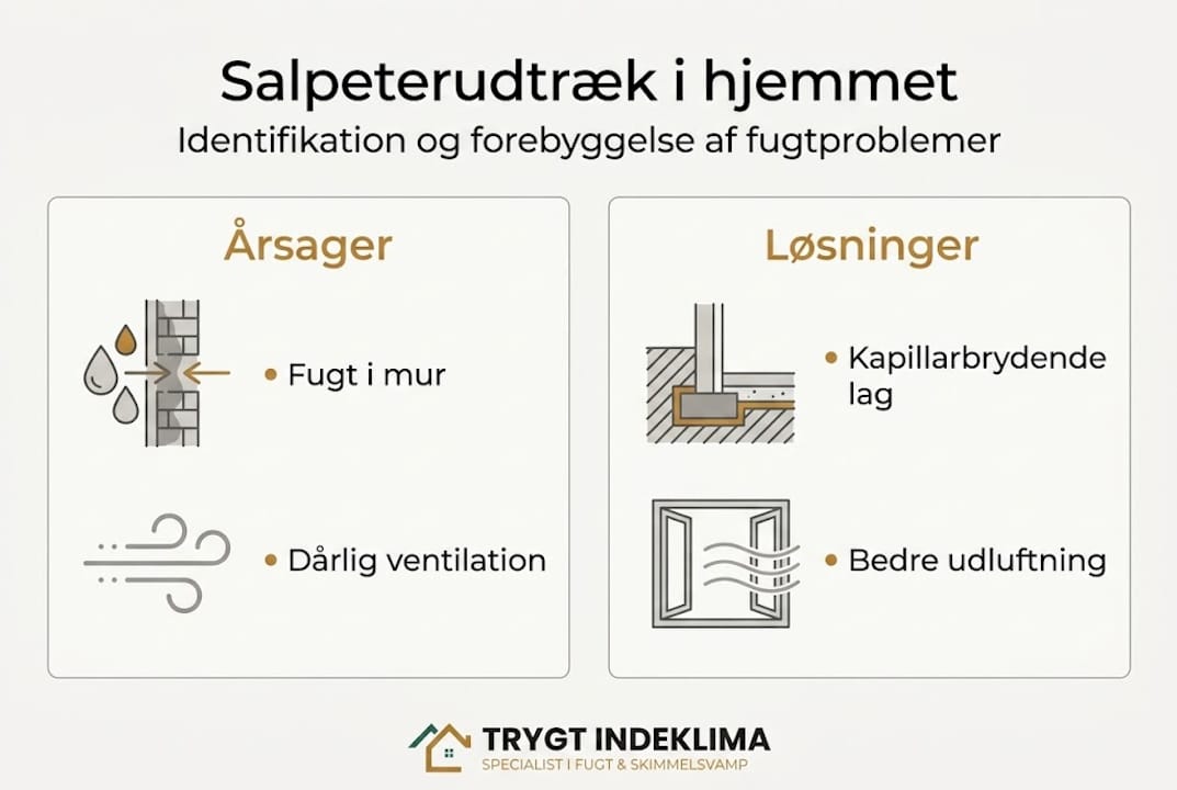 Oversigt: Hvorfor opstår salpeterudtræk – og hvad kan du gøre ved det?